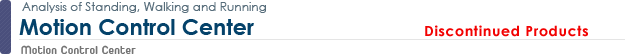 Motion Control Center　Analysis of Standing, Walking and Running